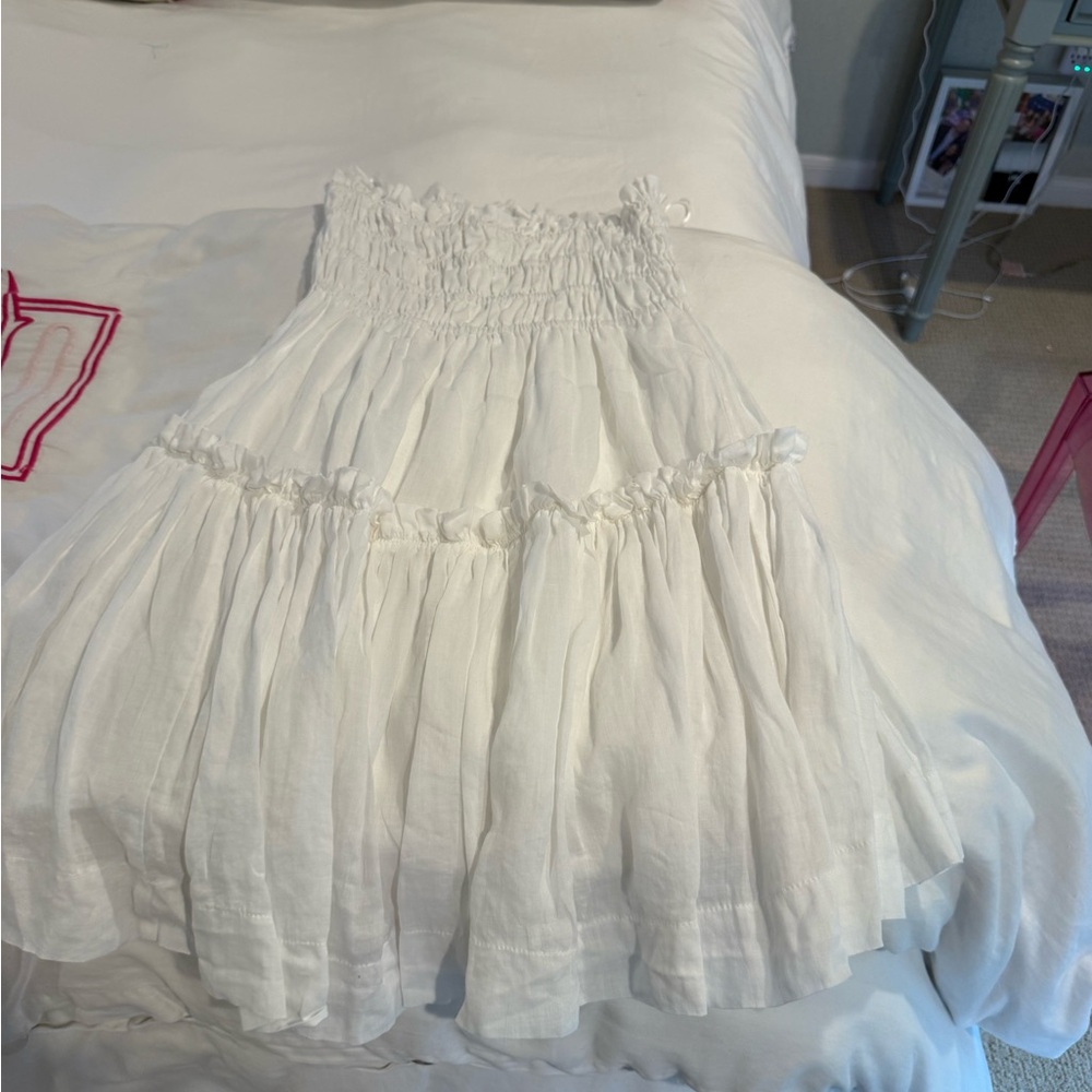 White Smocked Dress